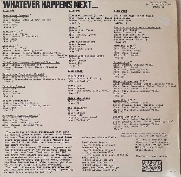 Swell Maps — Whatever Happens Next... 2